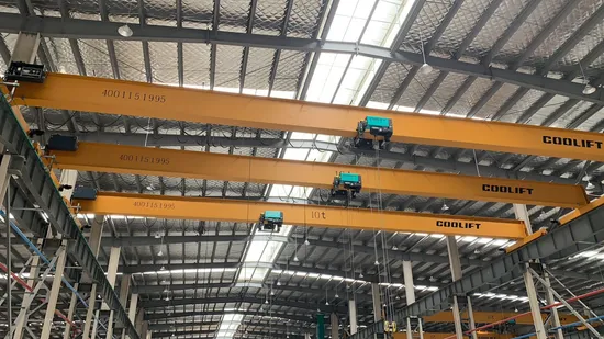 European Style Single Girder Wire Rope Electric Hoist Traveling Overhead Crane