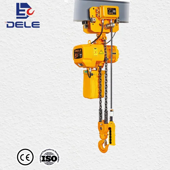 5t Trolley Type Chain Hoist Electrical Lifting Equipment