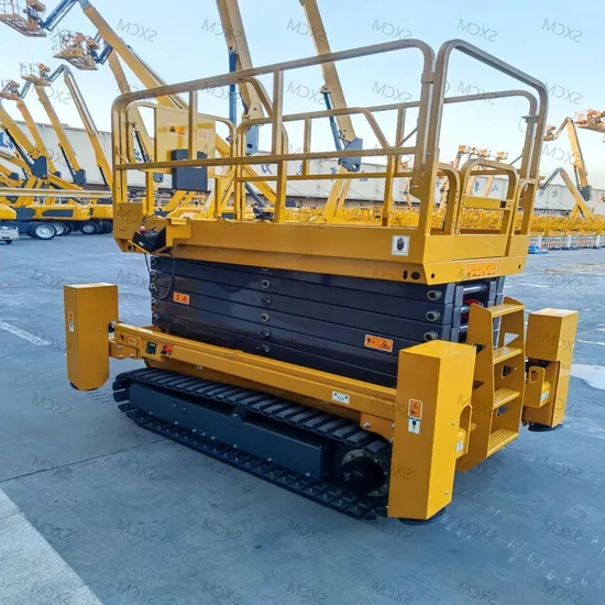 14m High Reach Crawler Hydraulic Scissor Lift for Extended Use