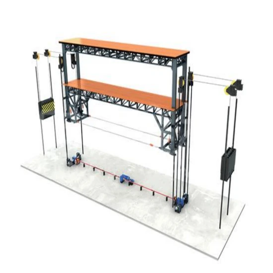 Adjustable Lift Platform with Sturdy Lifting Stage for Construction Projects