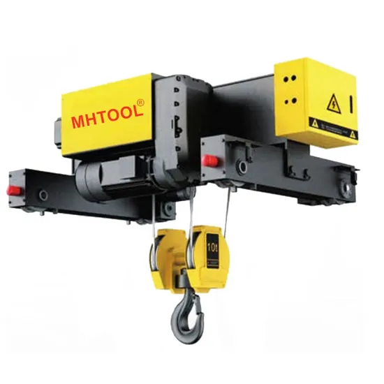 16t Single Girder Low Headroom European Standard Electric Wire Rope Hoist
