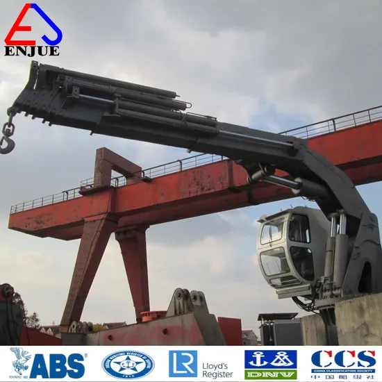 Marine Deck Crane Knuckle Boom and Telescopic Crane