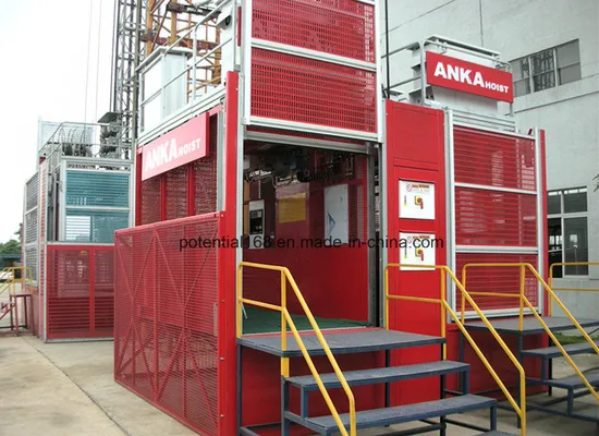 Anka Construction Passenger Hoist in Rack and Gear Hoist for Lifting Passenger
