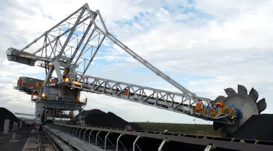 High-Efficient Manufacturer High Bucket Wheel Stacker Reclaimer with Rail Walk