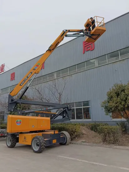 22m Articulated Telescopic Boom Lift, Aerial Work Platform with High Stability