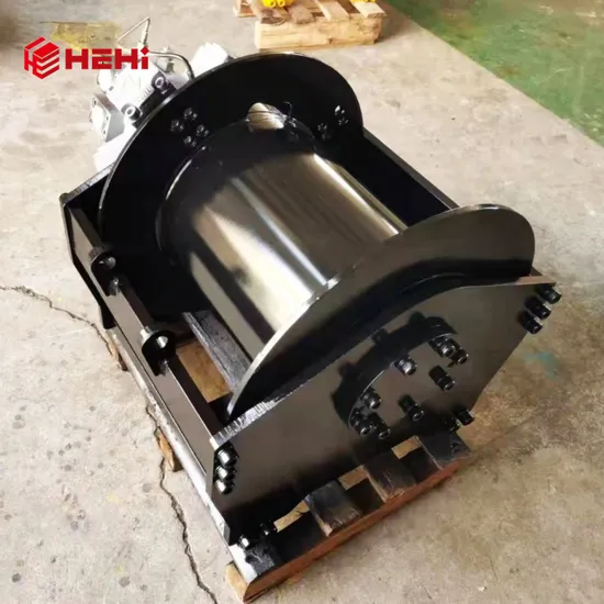 Hehi Factory Price Crane Lifting Hydraulic Winch 5 Ton for Sale