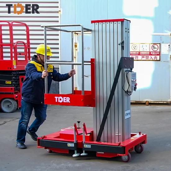 2024 4m 6m 8m Adjustable Height Aerial Work Platform Truck