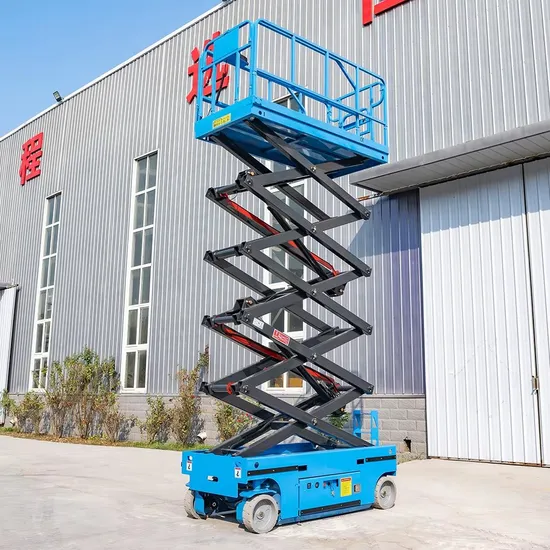 Powerful 8m Compact Hydraulic Motor Scissor Lift Efficient Electric Elevating Platform for Sale