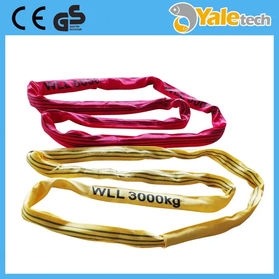 Colour Code Belt Round Lifting Webbing Sling