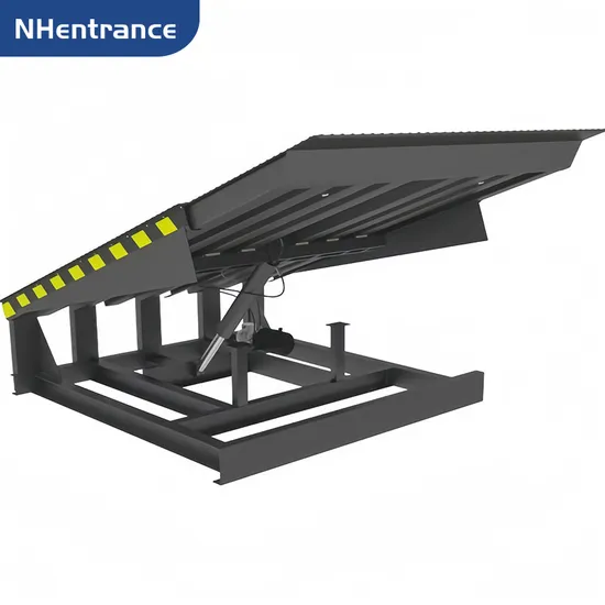 Heavy-Duty Telescopic Hydraulic Dock Leveler for Industrial Loading Areas