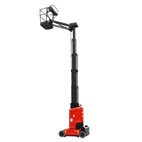 CE Certification Electric Booming Arm 8m Lifting Self-Propelled Vertical Mast Sleeved Platform