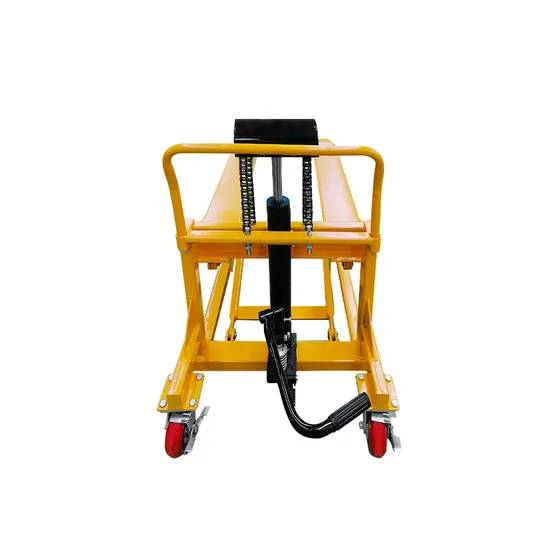 Manual Movable High Lift Pallet Truck 3300 Lbs Capacity 45" Length X 27" Width Fork