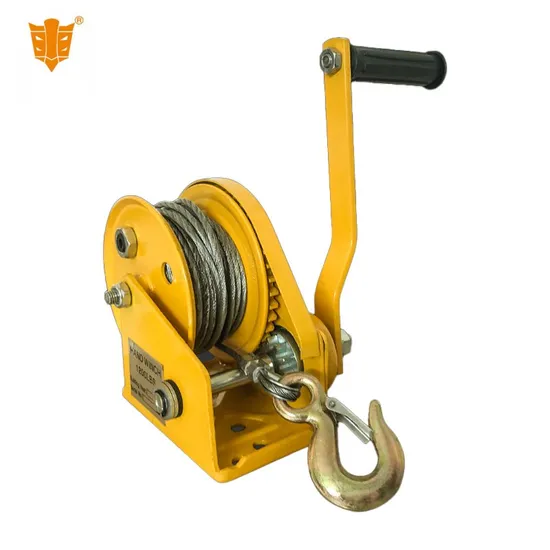 1200lbs Hand Winch with Two Way Ratchet 1800lbs Brake Winch Boat Trailer