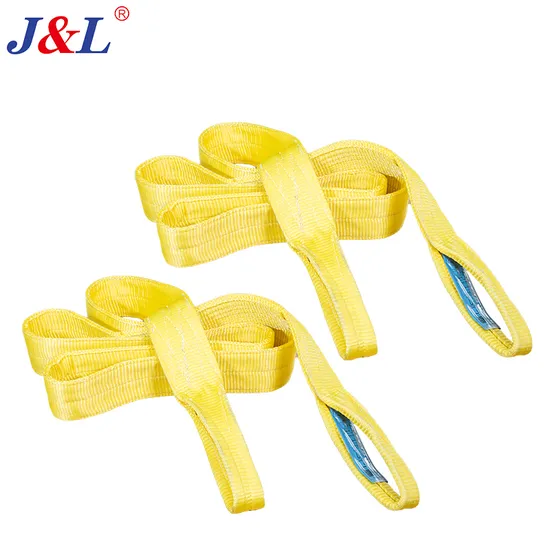 Juli Flat Polyester Webbing Industrial Sling Ribbon Lifting Belt Sling