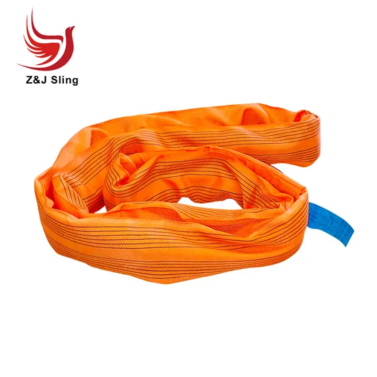 High Strength Polyester Round Webbing Lifting Belt Sling