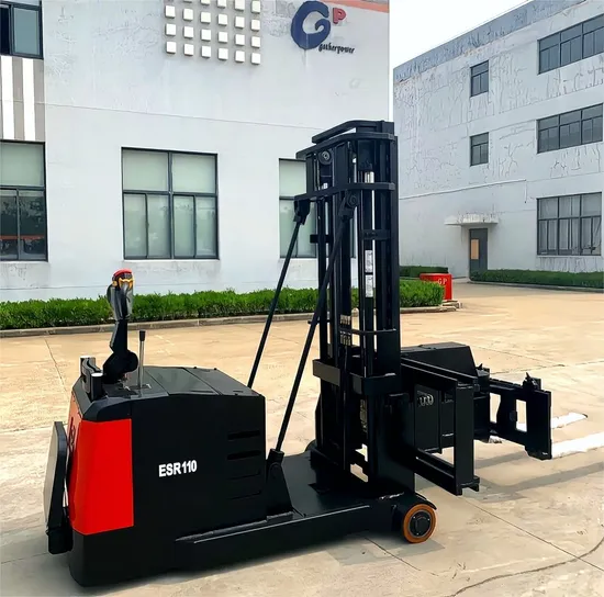 Brand Good Quality Seated Type 1500kg Capacity 3-Way Electric Pallet Stacker for Narrow Aisle Mca Series