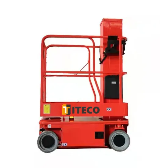 8m Mini Electric Boom Cherry Picker Vertical Platform Lift