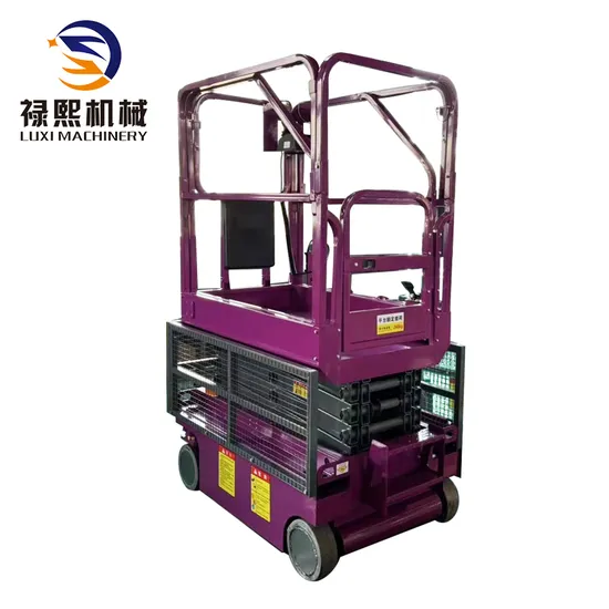3m Full Automatic Self-Propelled Mini Scissor Lift in Battery