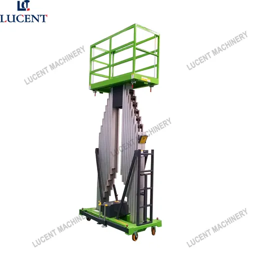 CE Hydraulic Mobile Electric Mini Aerial Working Platform Scissor Lift