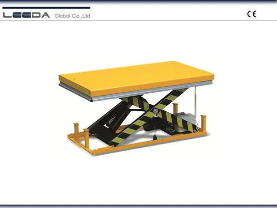 1000kg Stationary Electric Single Scissor Lift Table with 850X1700mm Platform Size Hl-W1003