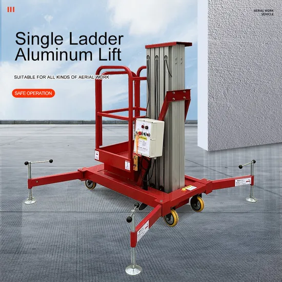 Electric Self-Propelled Hydraulic Scissor Lift Table Mobile Scissor Lift Work Platform