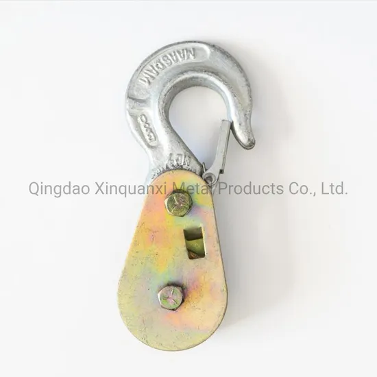 Heavy Duty Single Wheel Snap Block Pulleys for Absorbing Lanyard