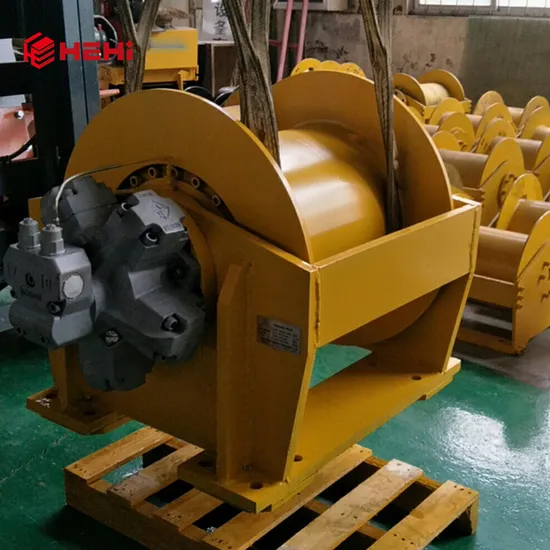 High Capacity Hydraulic Winch 20 Ton with Custom Rope Capacity
