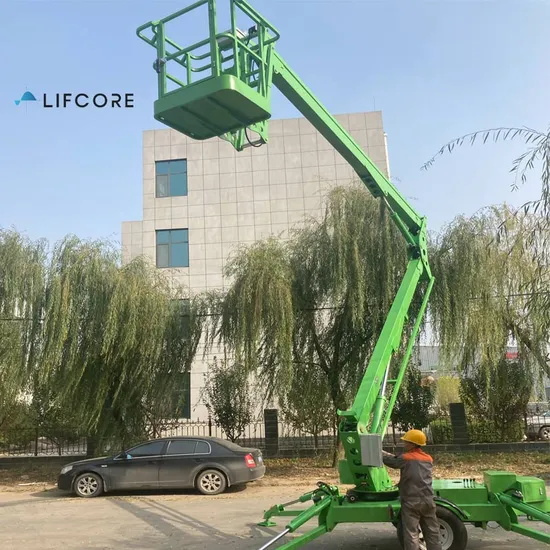 High Quality Man Lift Hydraulic Construction Lift Diesel Telescopic Boom Lift