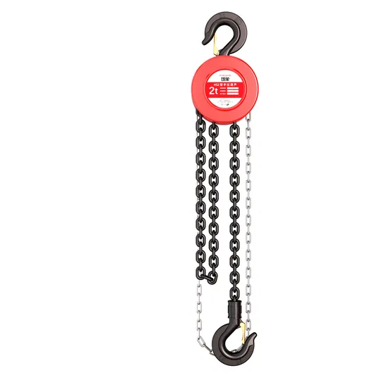 China Juli Hoisting Manual Chain Block Hand Chain Hoist Construction