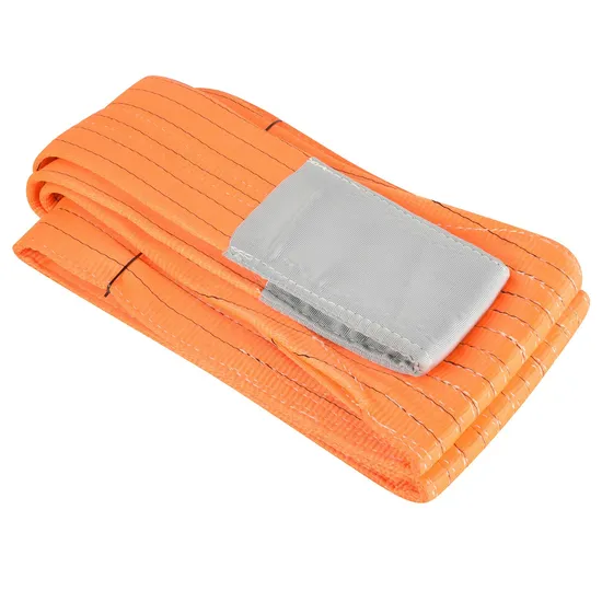 CE Certificated Polyester Flat Double Ply Eye to Eye Lifting Webbing Sling