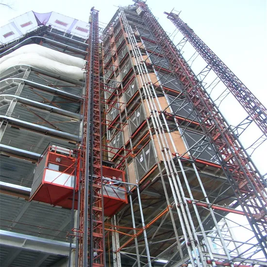 Building Elevator 1ton 2ton Construction Lifter Hoist Sc200/200 with CE