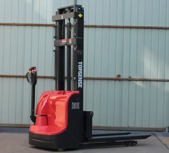 Forklift 3m 3.5m 4m Electric Stacker 1.2t 1.5t 3300lbs Stacker Forklift CE Battery Warehouse Straddle Stacker Battery Warehouse
