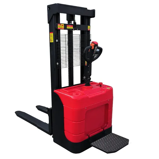 1.5 Tons Standing Electric Drive Fork Lift Truck Small Tipper Dump Truck Forklift Hydraulic Electric Three Wheel Fork Lift Truck