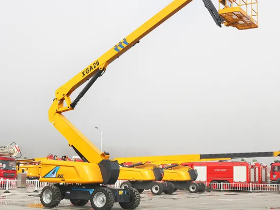 26m Hydraulic Articulated Boom Lift Xga26 230kg Capacity Aerial Working Platform