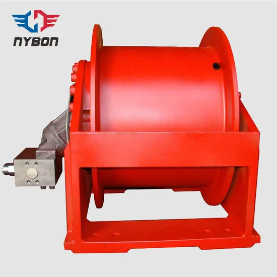 10t Different Type of Hydraulic Winch Free Fall for Port Pulling