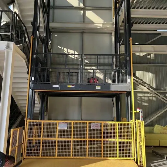 Cheapest Price Heavy Duty Frame Anti Rust Vertical Guide Rail Cargo Lift Freight Elevator
