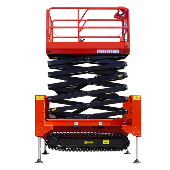 Type Working 320kg 500kg 6m 8m 10m 12m Lifting Crawler Wheel Electric Lifting Platform