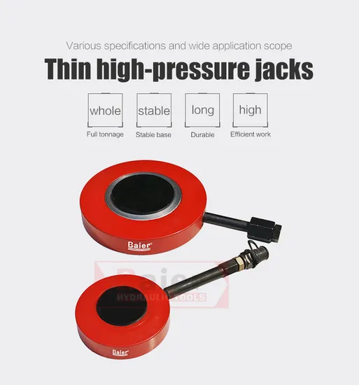 Ultra Thin High-Pressure Hydraulic Cylinder Jack Clb