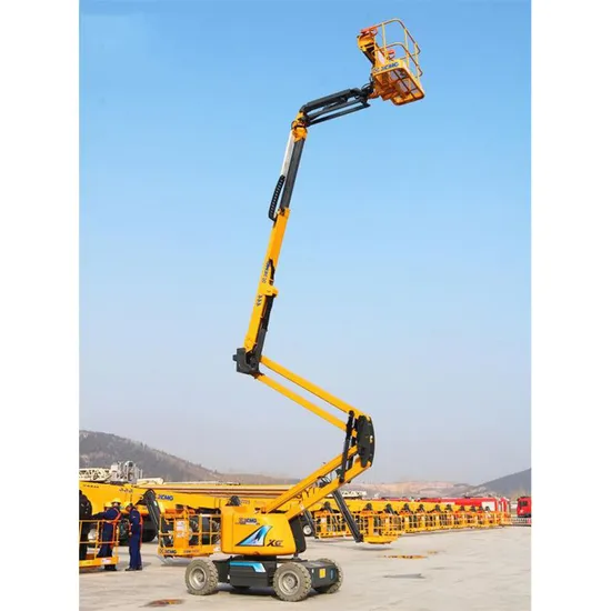 New 16m Awp Xga16 Small Articulated Boom Laerial Work Platform Price Sales