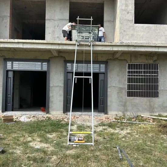 Glass Door and Window Lift Electric Small Lifting Photovoltaic Crane Photovoltaic Panel Portable