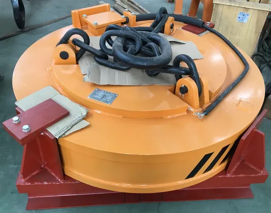 Circular Electromagnet for Scraps Lifting