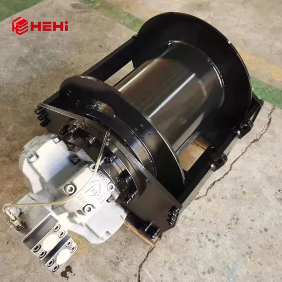 China High Quality Factory Hehi Hydraulic Single Drum Winch 1 2 3 4 5 6 8 10 Ton