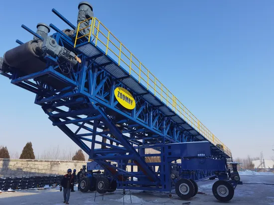 Telescopic Stacker Conveyor Used for Transporting Bulk Materials on Sale