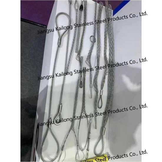 AISI304/316 Stainless Steel Wire Rope Sling for Lifting Industry Rigging