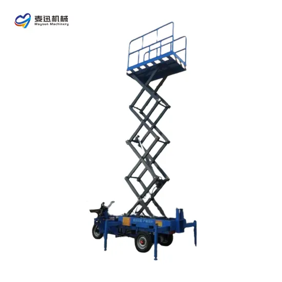 2024 Lowest Price 6m 8m 10m 14m Tricycle Economic Mobile Scissor Lift for Widely Use