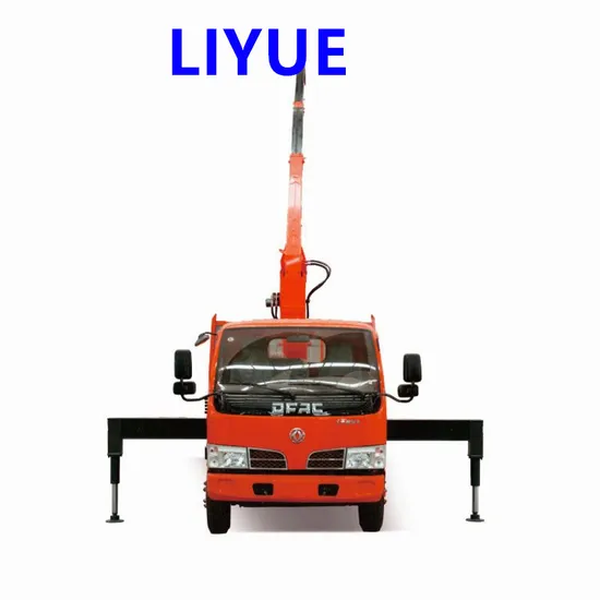 Chinese Brand 6 Ton Hydraulic Boom Truck Mounted Crane with Factory Price