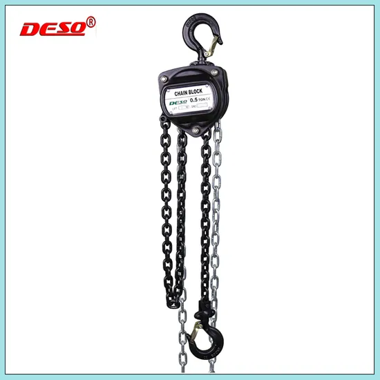 Heavy Duty Steel Lifting D Type Chain Block / Chain Hoist