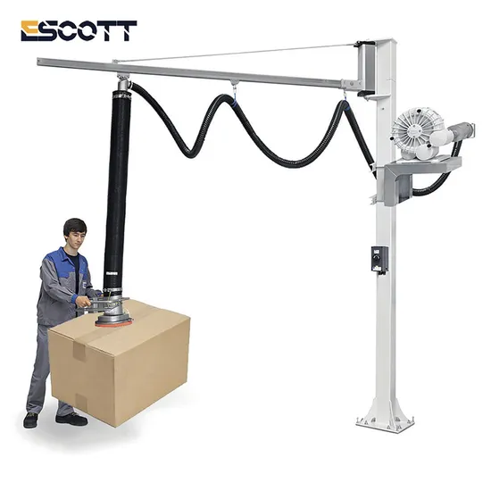 Carbon Steel 80kg Electric Vacuum Lifter with Custom Stroke for Material Handling