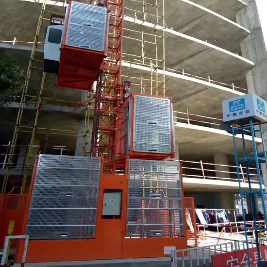 Big Cabin Construction Hoist Elevator for Construction Buildings
