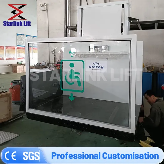 High Quality Disabled Wheelchair Lifting Platform Hydraulic Vertical Wheelchair Lift